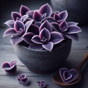 Purple Heart (Tradescantia pallida)